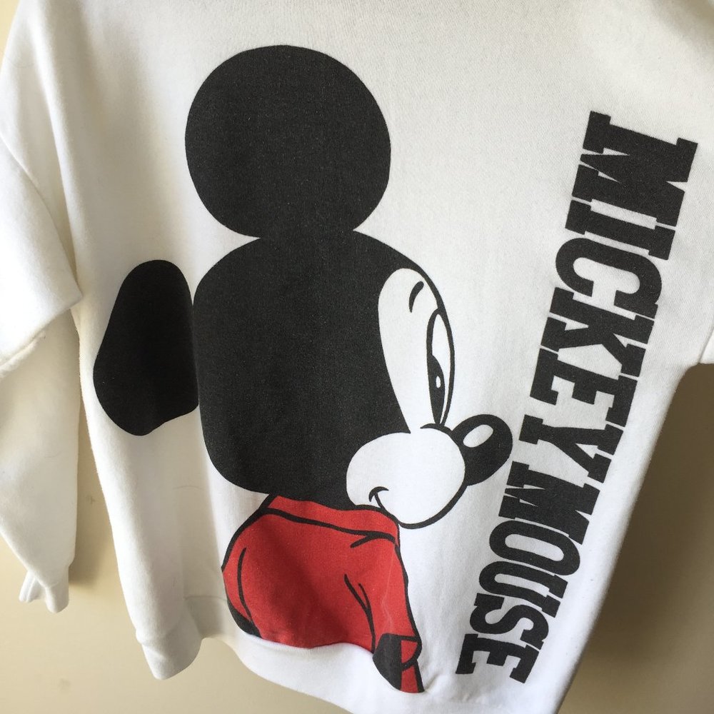 SWAPPED Vintage Mickey Mouse Sweatshirt - Picture 7 of 10